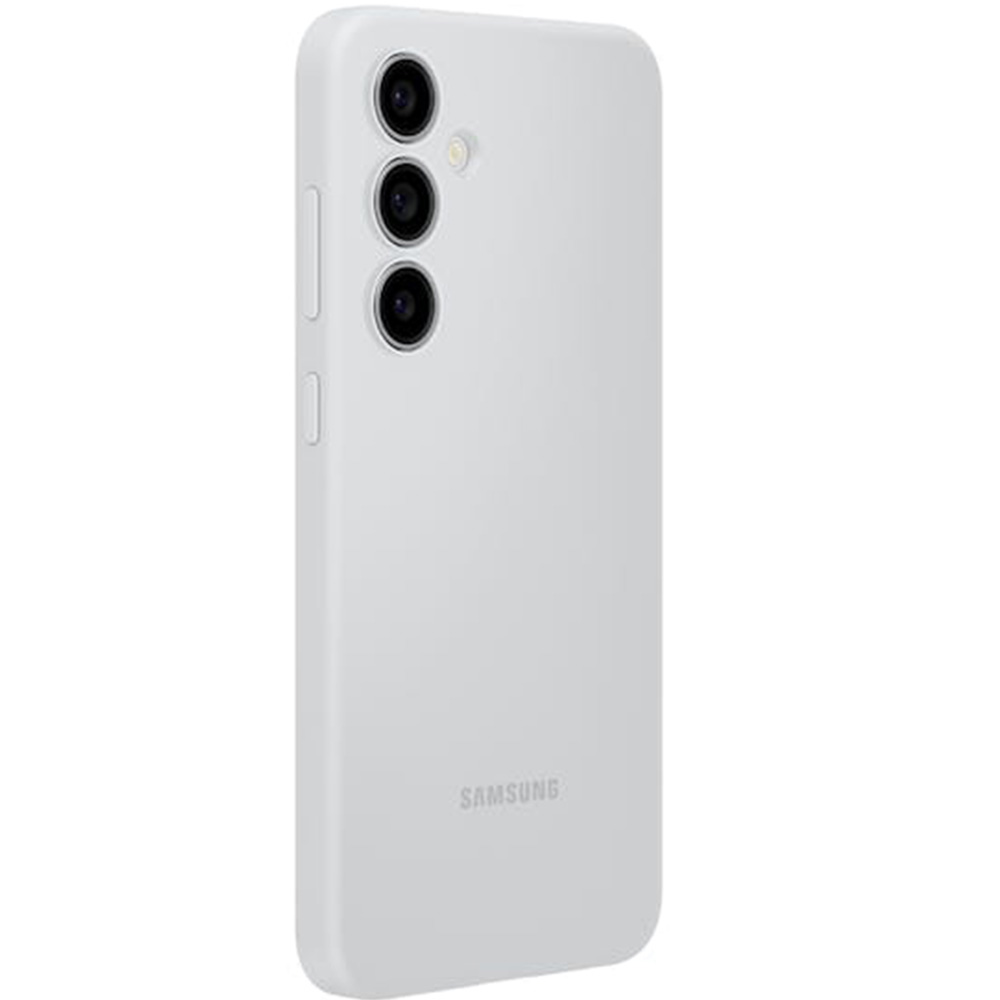 Etui Samsung Silicone Cover do Galaxy S24 FE, szare